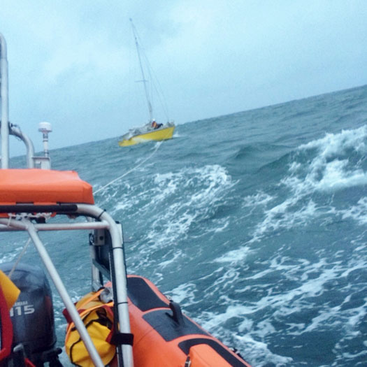 Kilkeel RNLI come to aid of stricken yacht