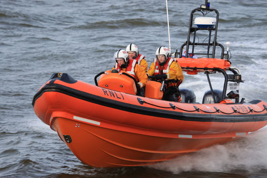 Lough Swilly RNLI's Atlantic 85 inshore lifeboat