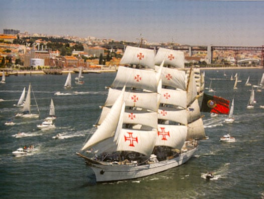Portugal's famous tall ship Sagres