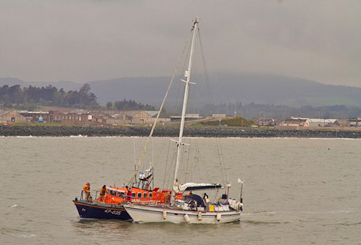Wicklow RNLI assist three on yacht