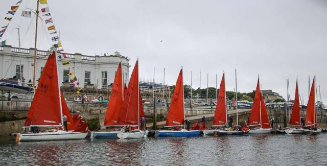 The Royal Irish Yacht Club in Dun Laoghaire is hosting the Squib Championships