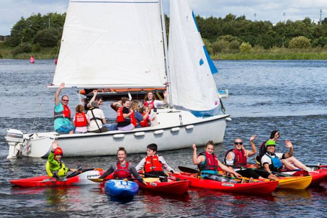 Canoeing and Sailing at the Inclusion Awards in Galway