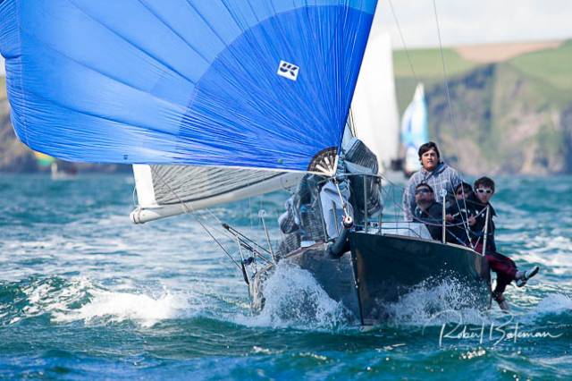 Anthony O'Leary's Antix Beag, from Royal Cork, a customised 1720 is sailing in class two of the ICRA Nationals in Galway