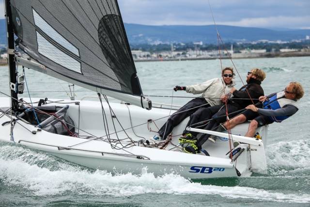 Ger Dempsey's SB20 competing in today's Teng Tools Royal Irish Regatta. Scroll down for photo gallery