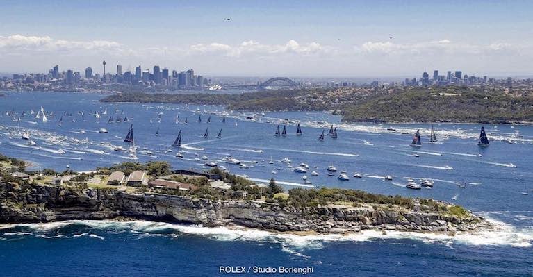 The Rolex Sydney Hobart Yacht Race has started from Sydney Harbour every year since 1945. 