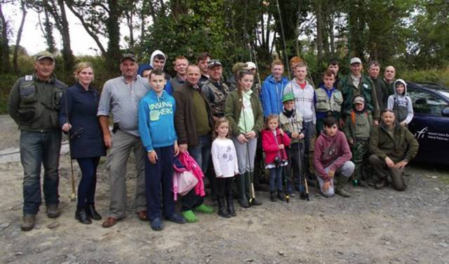 Members of Boyne Valley Fishing Hub enjoy their fishing trip to Courtlough Trout Fishery as part of IFI's Dublin Angling Initiative