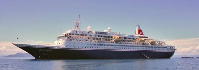 Cruiseship Boudicca became the first caller to visit Dublin Port in this New Year of 2017