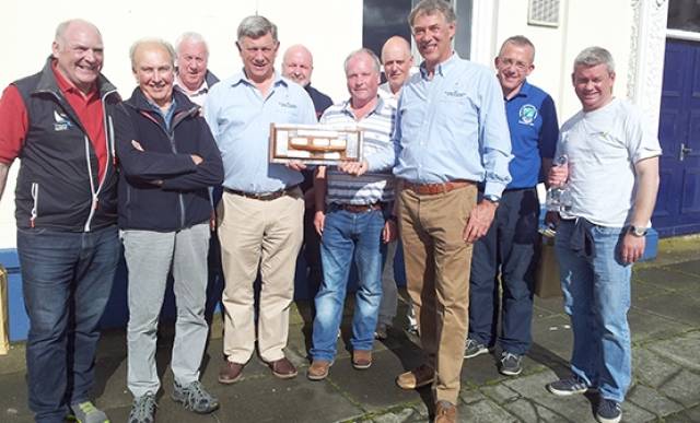 Flying fifteen Northern Championships prizewinners at Portaferry Sailing Club