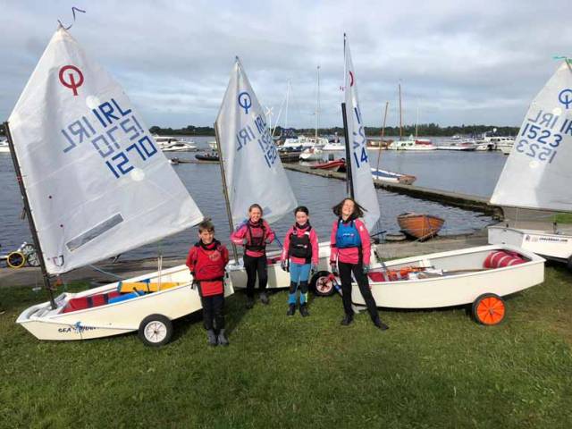 The new Junior Development Squad is a training initiative designed for the younger less experienced sailors in the Irish Optimist fleet