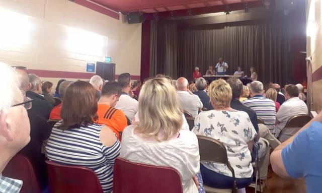 A public inquiry into Bord Pleanala was called for at last night's meeting in Ringaskiddy Community Hall where the huge attendance resolved to "fight Indaver to the bitter end."