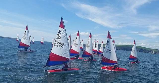 Toppers racing off Kinsale in County Cork