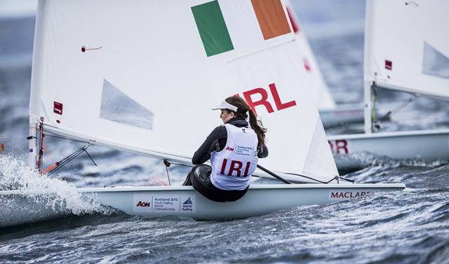 The National Yacht Club's Nicole Hemeryck was ninth in Race six, her fourth top ten result of the series so far