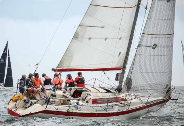 Jonathan Nicholson's Red Rhum from the Royal St. George Yacht Club was second in DBSC Cruiser 2 IRC