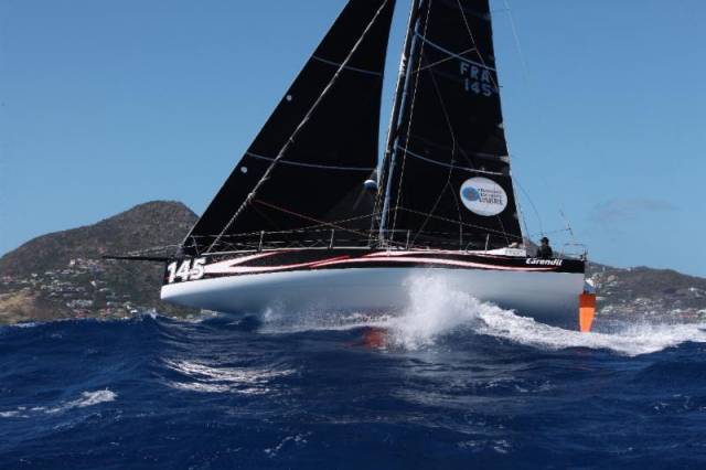 Catherine Pourre's French Class40 Eärendil sets a new Class40 race record in the RORC Caribbean 600