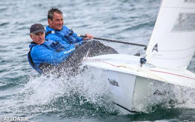 Locals Andy McCleery and Colin Dougan (PSC) are competing at this weekend's Flying Fifteen Northern Championships at Strangford Sailing Club