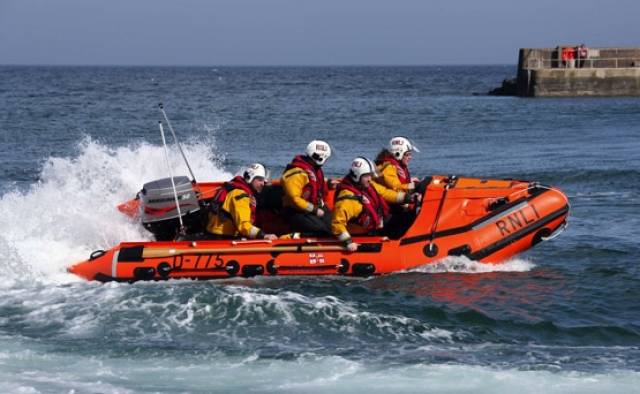 Newcastle RNLI's inshore lifeboat