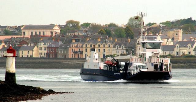 A new car ferry, MV Strangford II (28 vehicles/260 passengers) is to enter service this autumn, joining the 2001 built Portaferry II seen underway in the 'Narrows' 