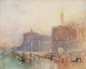 Turner&#039;s &#039;The Doge Palace&#039;, Venice which forms part of the exhibition (including lecture) this month at the National Gallery of Ireland.