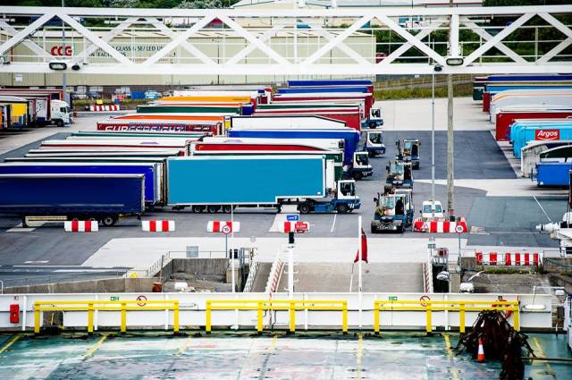 Peel Ports, a UK ports group, is calling on cargo owners, hauliers and others to look at two potential solutions to inevitable congestion at Dover (above) learning lessons from a model commonly used for Irish Sea freight and using capacity at ports across the country.
