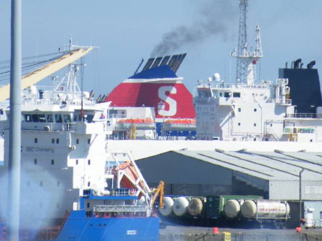 Projects at Dublin Port include (MP2) to permit building bigger berths for larger ships to cope with increased traffic. AFLOAT adds above is berthed a ferry (centre) containership and a tanker where (read below) related proposed plans for these vessel type's form the port's masterplan's second stage.