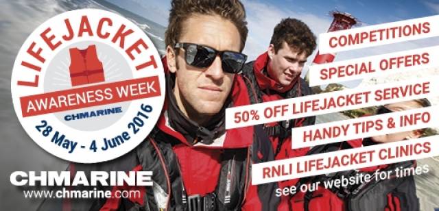 CH Marine's Life Jacket Awareness Week Includes RNLI Safe Check