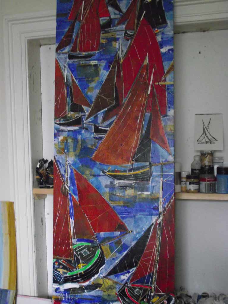 Hogan Red Saials art