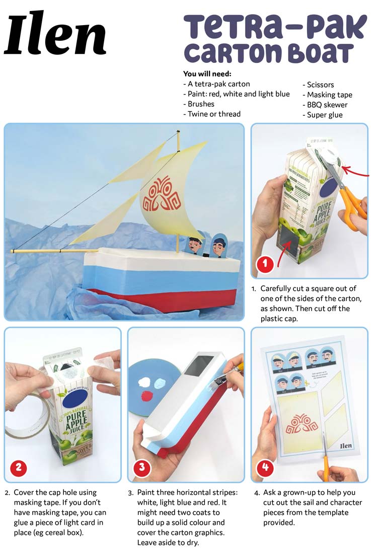 Ilen tetra pak boat craft for kids3 1