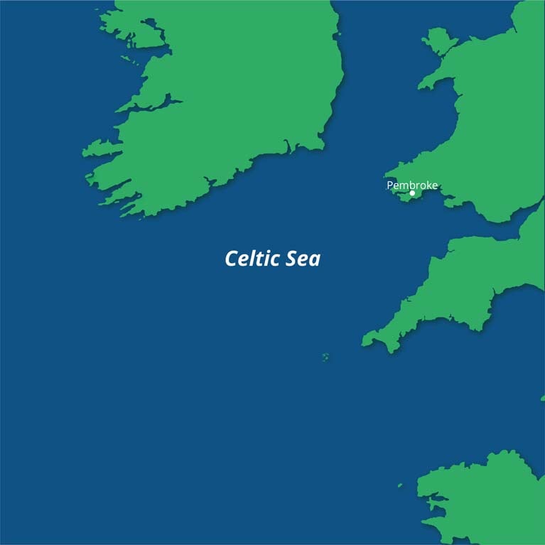 Simply Blue Energy Celtic Sea Map