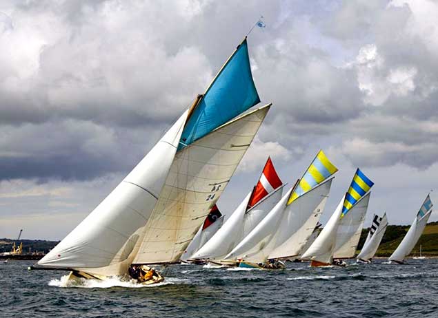 Falmouth Working Boats racing 5
