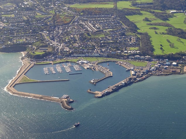 Howth Harbour Aerial