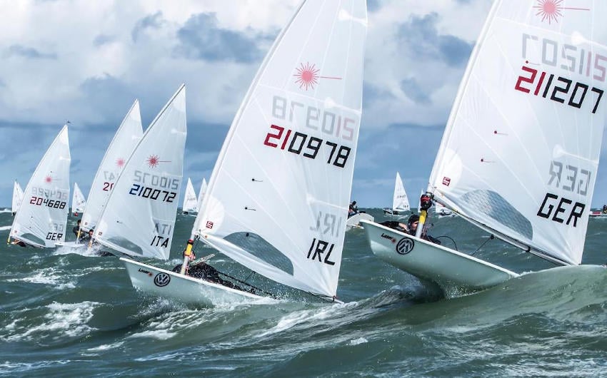 Liam Glynn recently scored a personal best result in the Laser