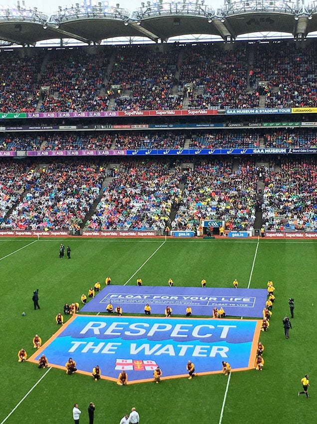 RESPECT THE WATER RNLI AT CROKE PARK