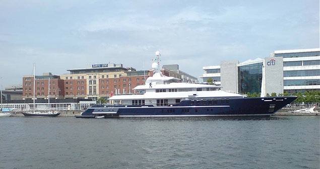 Super yacht Dublin city