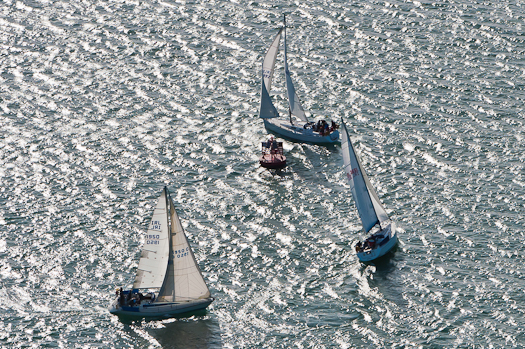 cork yacht racing aerial