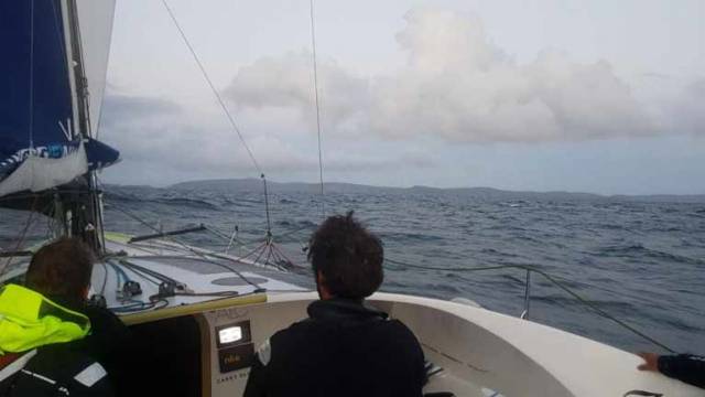 Imerys Rounds Muckle Flugga at Record Pace at Round Britain & Ireland Race