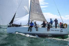 Tim Goodbody&#039;s White Mischief is one of four Dublin J109s competing at the ICRA Nationals at Royal Cork Yacht Club