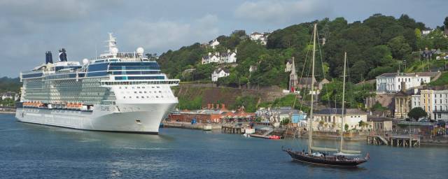 Celebrity Eclipse on a call to Cobh, Cork Harbour where cruiseships calls are to surpass 100 visits, a record to be achieved in season 2019 