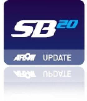 Seven SB20s Enjoy Decent Breeze for Thursday Night DBSC Race