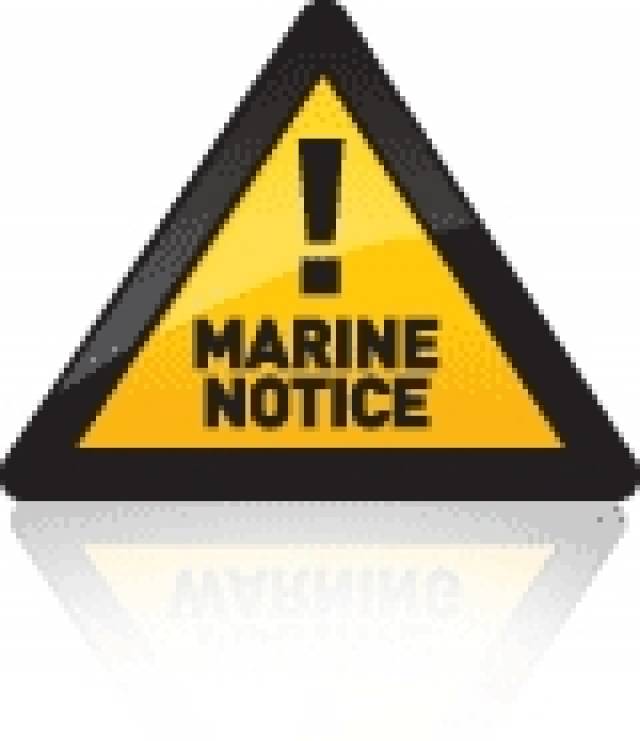 Marine Notice: Vessel Wash Danger For Rowing Craft