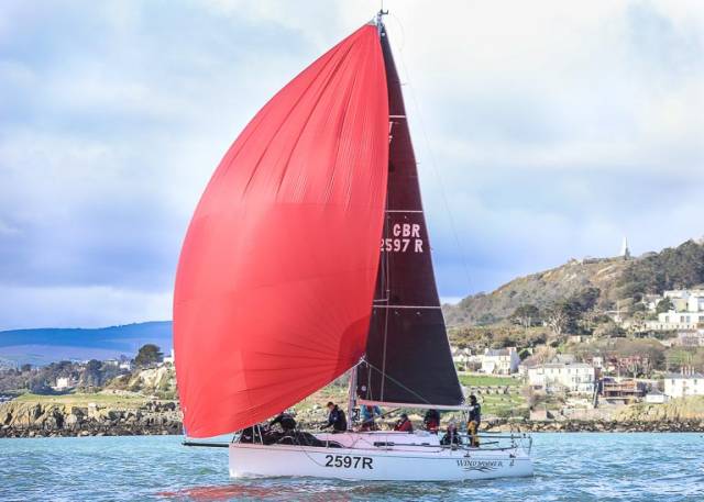 The J97 "Windjammer" (Denis Power & Lindsay Casey) was first in IRC 2, completing a win in all three IRC classes and the overall ISORA race for North Sails–powered boats