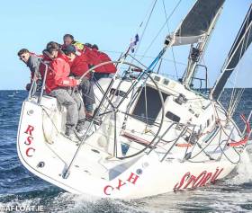 Pat Kelly&#039;s Storm was runner-up in the RC35 class at Kip Regatta