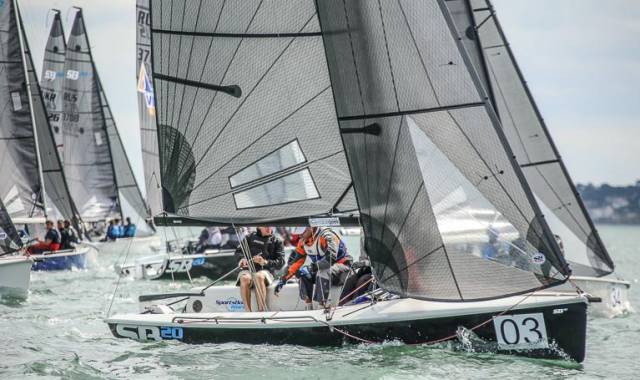 A fleet of eight SB20s – racing without gennakers – will be used to decide the All Ireland Sailing Title this weekend on Lough Ree