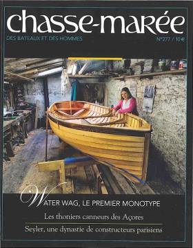 Le premier monotype - Cathy makes the cover of influential French Mag Chasse Maree