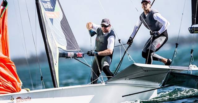 Silver Fleet Wins Some Consolation for Northern Irish 49er Duo