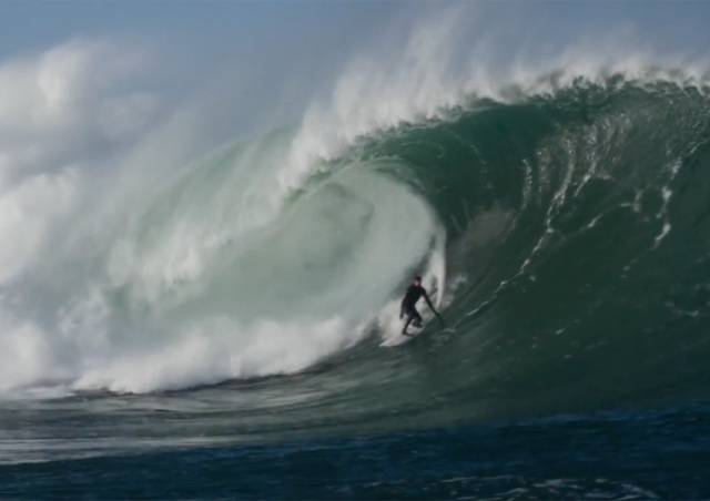 A still from upcoming surfing documentary Made In Ireland