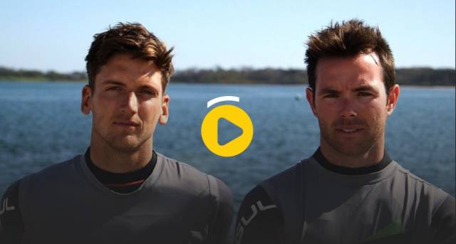Olympic sailors Ryan Seaton and Matthew McGovern from Ballyholme Yacht Club