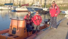 Cian O&#039;Driscoll, James Landers and Giles Kelliher set out from Fenit on the 700–mile circumnavigation