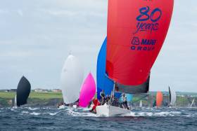 Great racing in great conditions for the second day of the O&#039;Leary Life Sovereign&#039;s Cup off Kinsale today