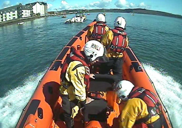 Youghal’s inshore lifeboat launches for the missing person search