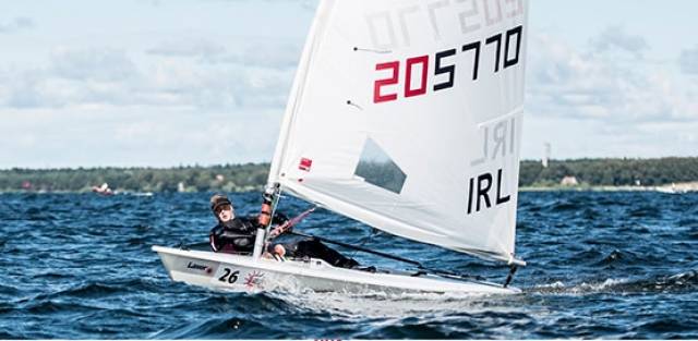 Howth's Aoife Hopkins finished fourth overall at the Laser Radial Youth European Championships. 
